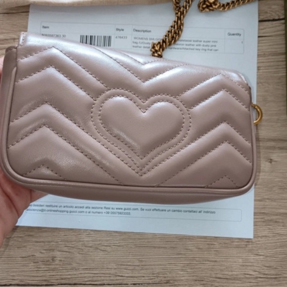 Gucci GG Super Mini Marmont NEW W/O TAGS - Picture 9 of 9